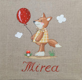 Quadretto Volpe con Palloncino